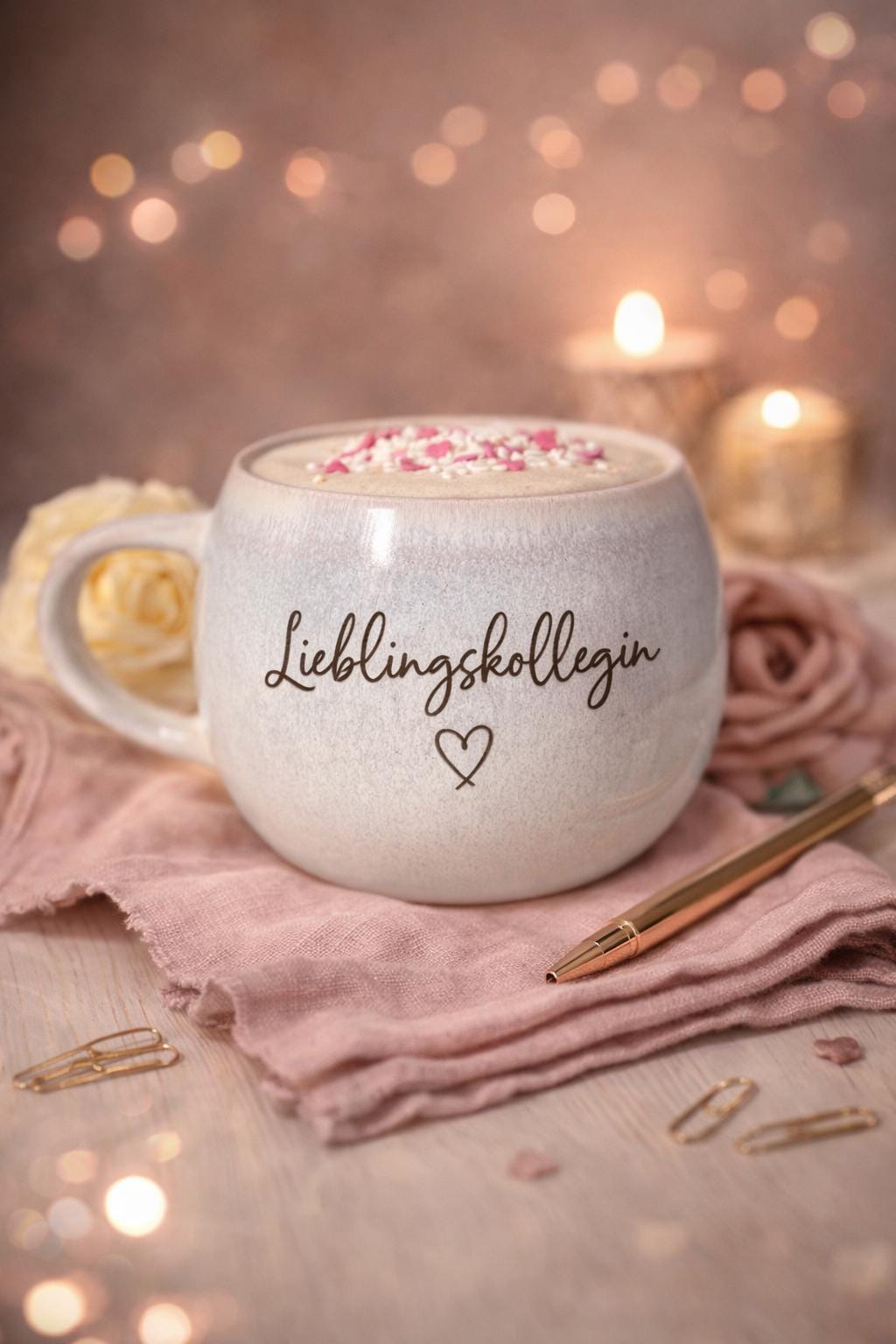 Personalisierte Tasse mit Gravur Namen | Geschenk für Mama | Geburtstagsgeschenk Frau | individuelle Keramiktasse