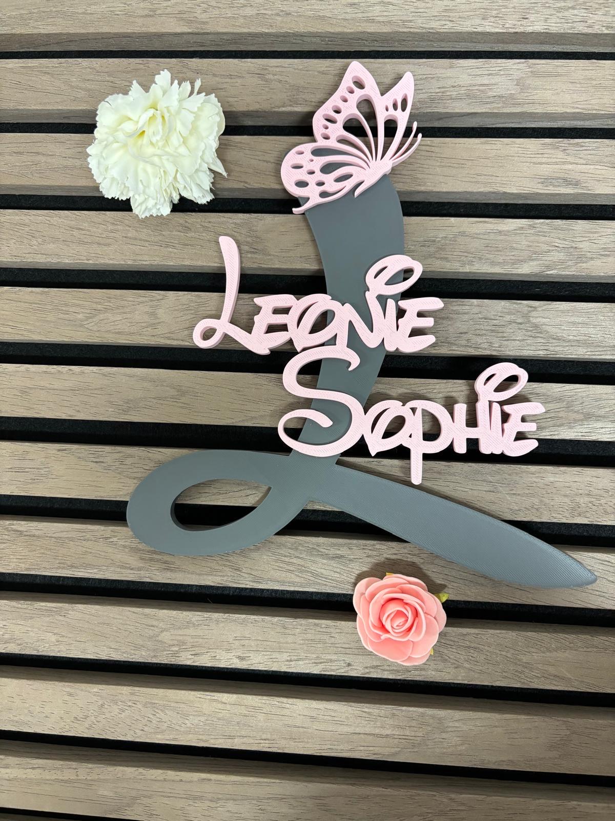 Türschild Kinderzimmer / Namensschild personalisiert / 3D / 3D-Druck / Nach Wunsch / Namenstürschild / personalisiertes Geschenk