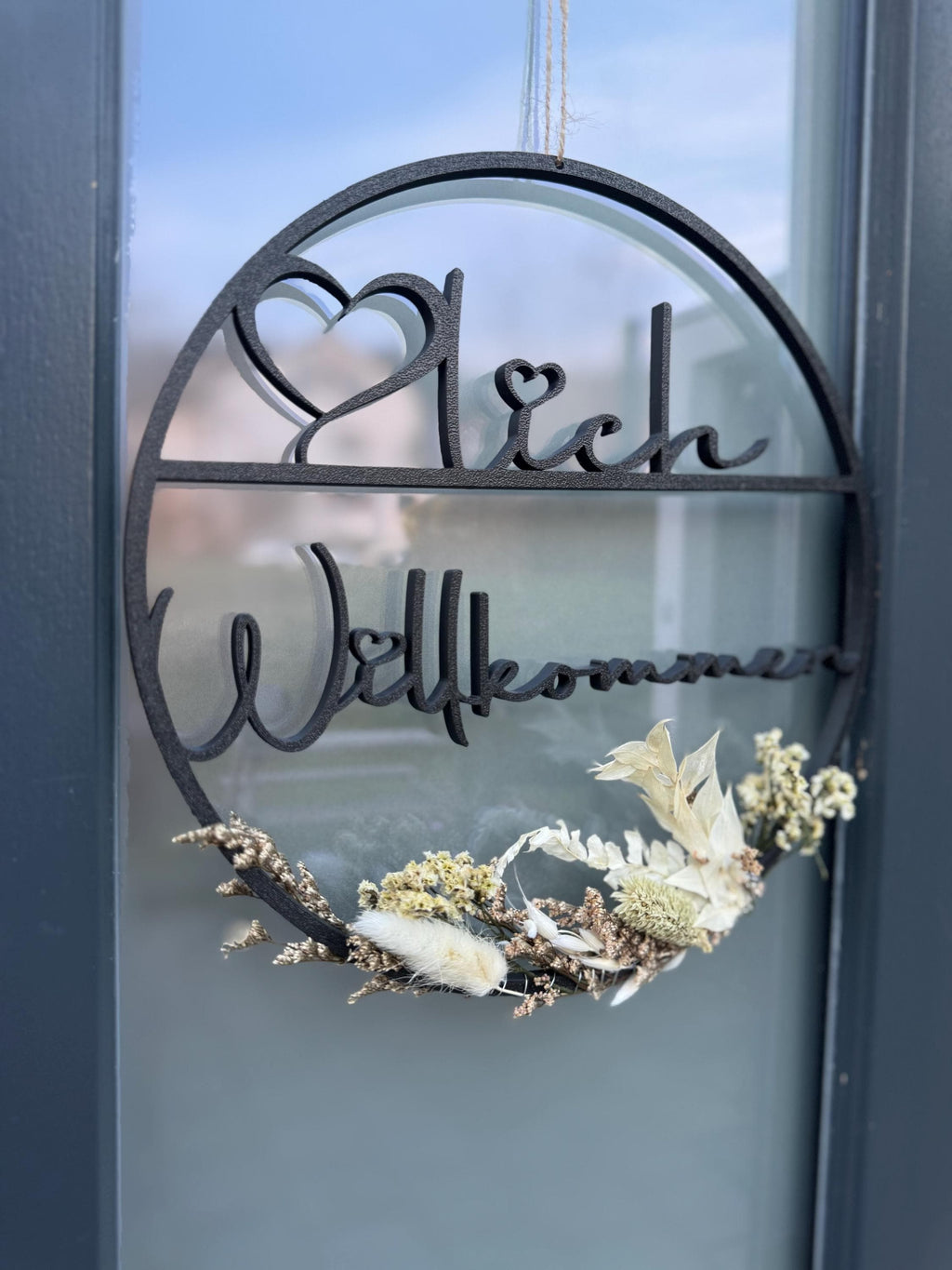 Türschild personalisiert / Familienschild  / 3D / 3D-Druck / Nach Wunsch / Namenstürschild / mit Deko / personalisiertes Geschenk / Türkranz (etsy image id: 7886874473)