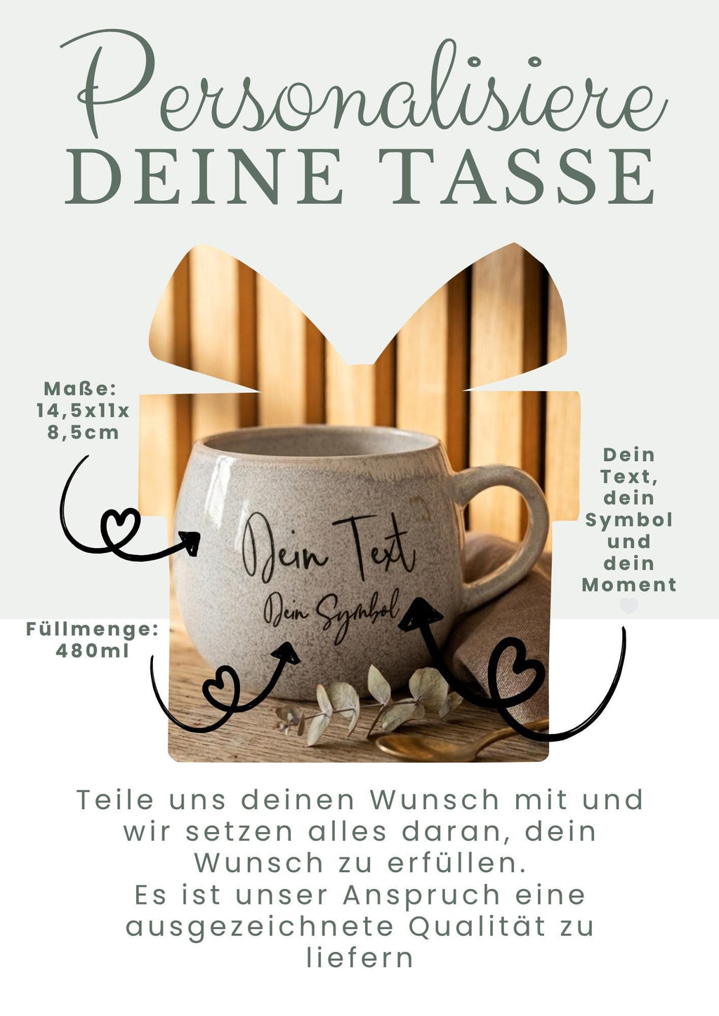 Personalisierte Tasse mit Gravur Namen | Geschenk für Mama | Geburtstagsgeschenk Frau | individuelle Keramiktasse (etsy image id: 7910393590)